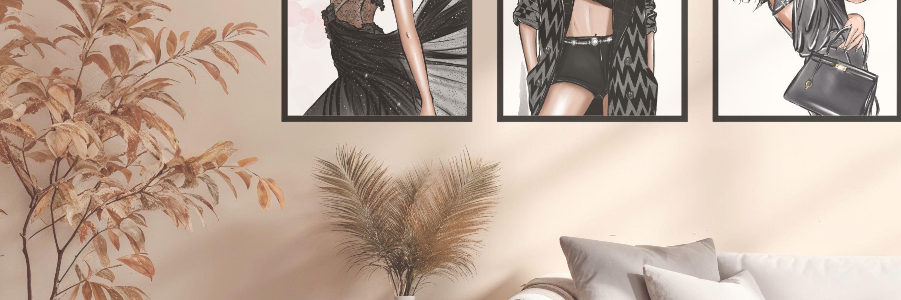 How to Style Fashion Wall Art in Modern Homes