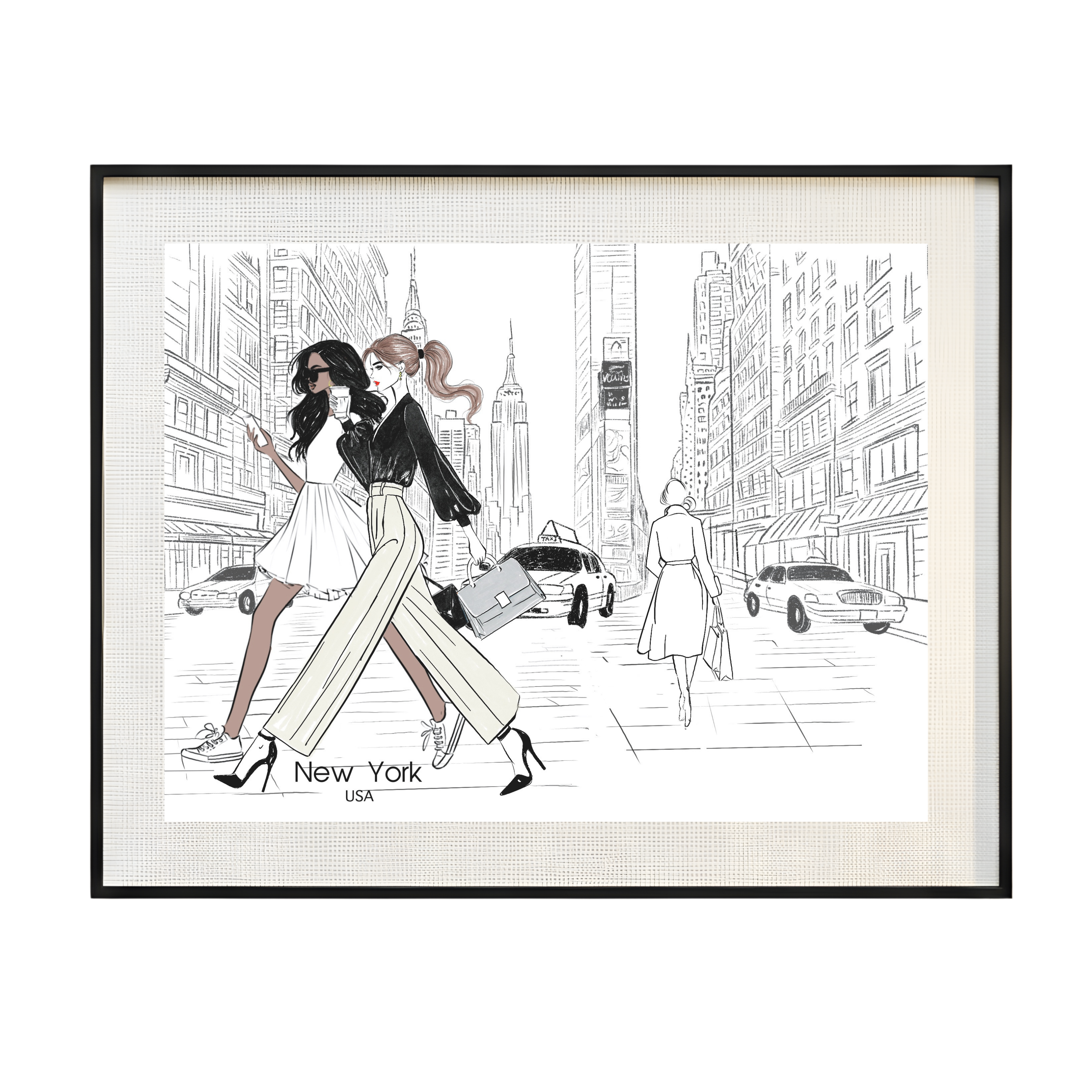 New York in Motion – Timeless City Art Print-(Digital Download)