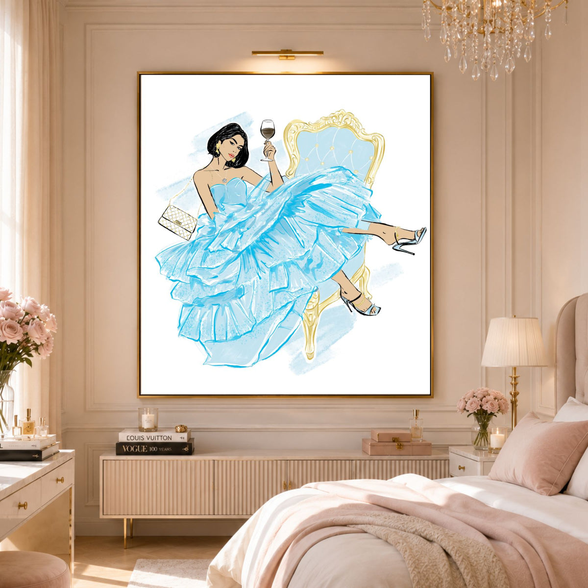 HER MOMENT OF LUXURY-ILLUSTRATION-LIMITED EDITION PRINT