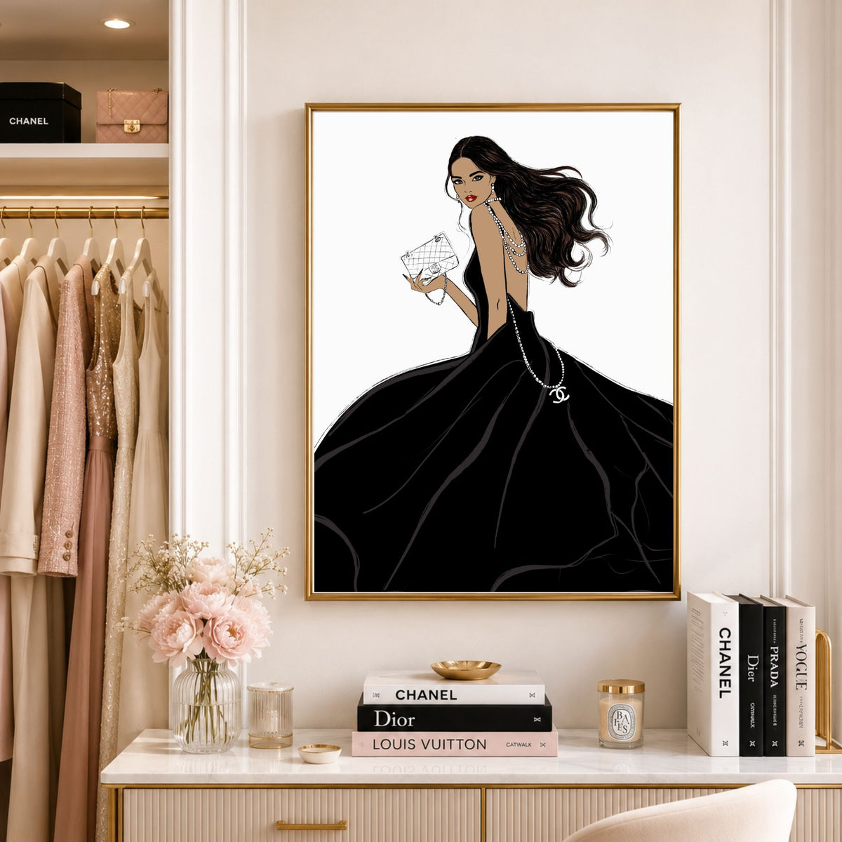 SHE OWNS THE NIGHT-ILLUSTRATION-LIMITED EDITION PRINT