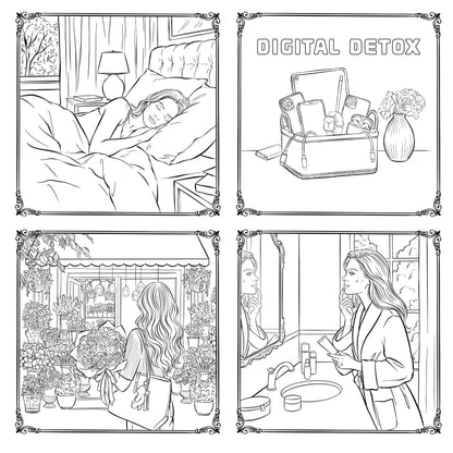 Self-Love Premium Coloring Book for Women – Part 1
