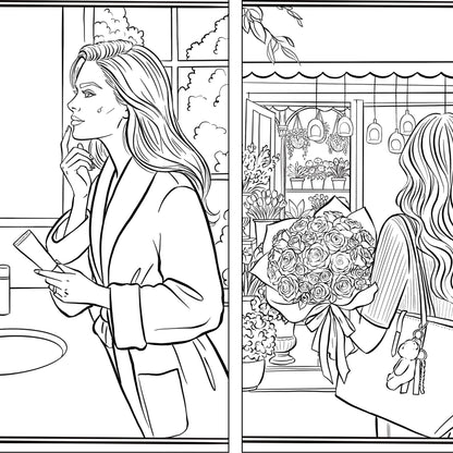 Self-Love Premium Coloring Book for Women – Part 1
