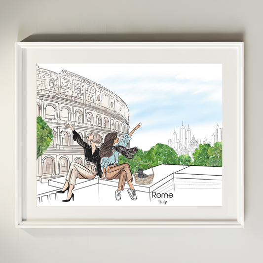 La Dolce Vita – Roman Fashion Art Print