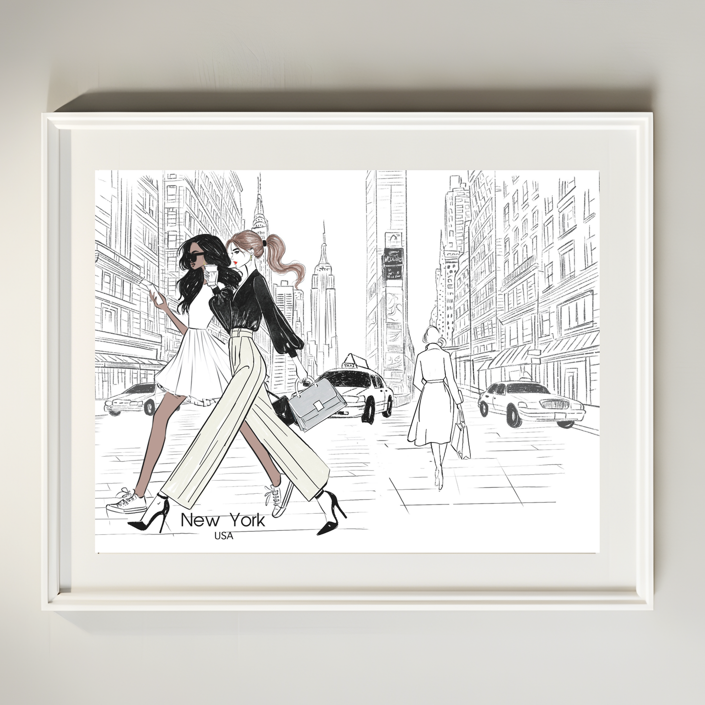 New York in Motion – Timeless City Art Print