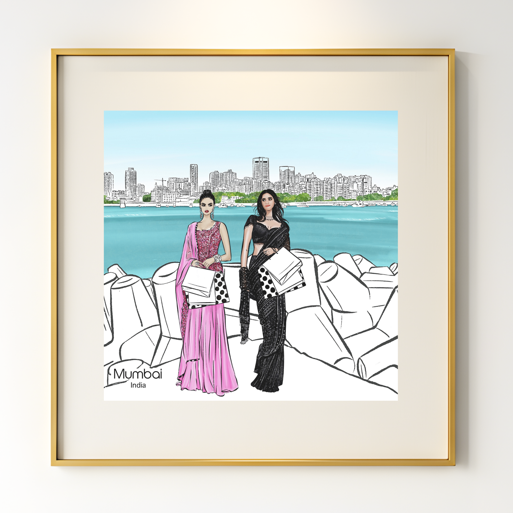 Mumbai in Style-Digital Print