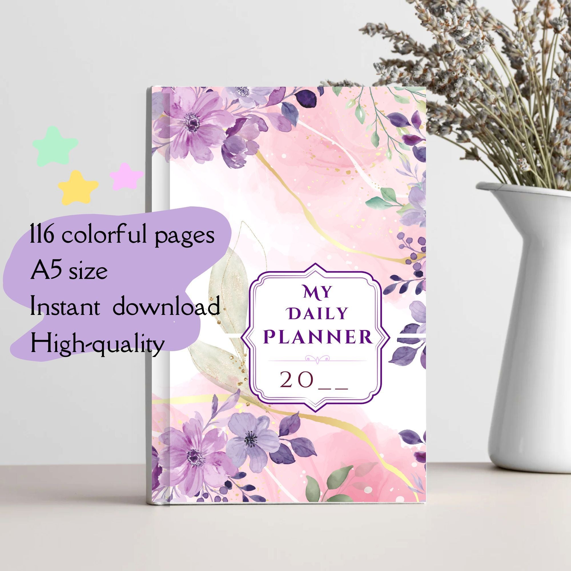 Digital A5 daily planner