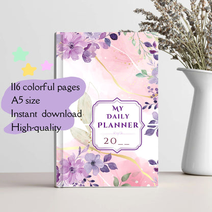 Digital A5 daily planner