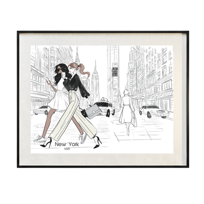 New York in Motion – Timeless City Art Print-Digital Download