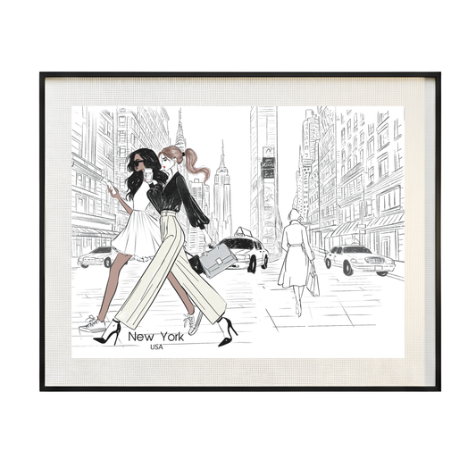 New York in Motion – Timeless City Art Print