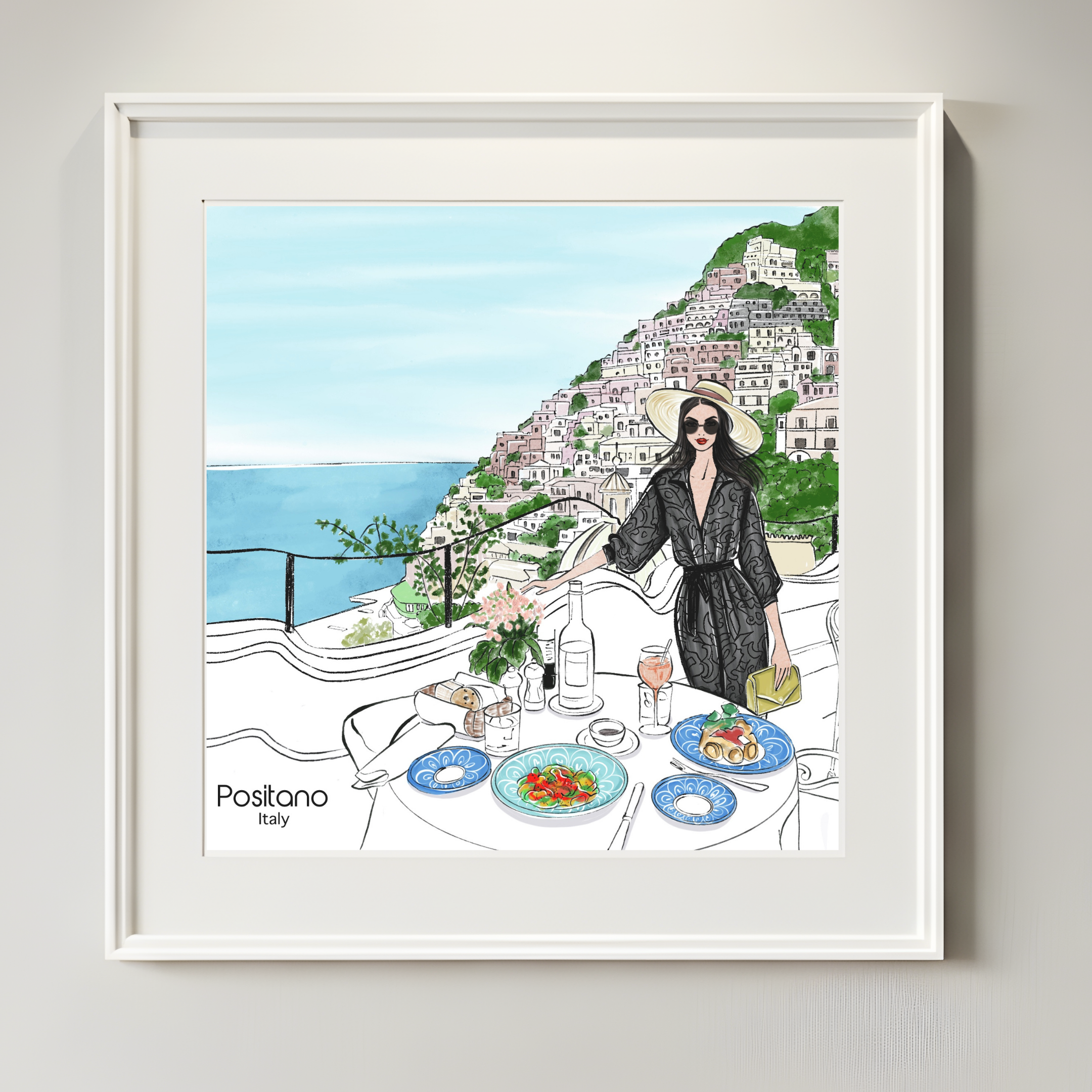 Positano Italy – Fashion Art Print