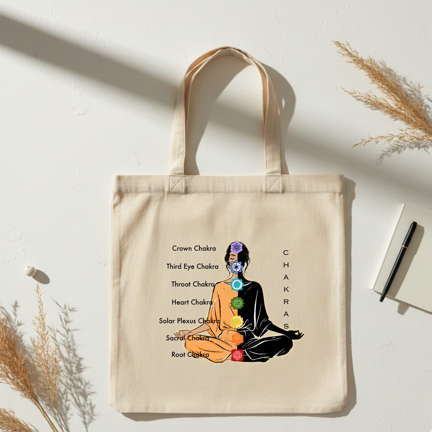 Align Within – 7 Chakras Eco Tote Bag