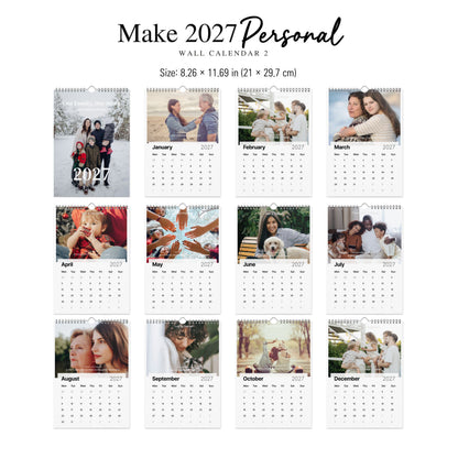 Make 2027 Yours — Personalized Photo Calendar