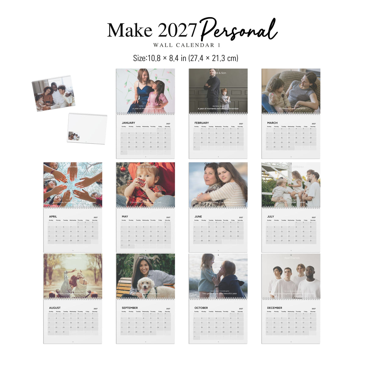 Make 2027 Yours — Personalized Photo Calendar