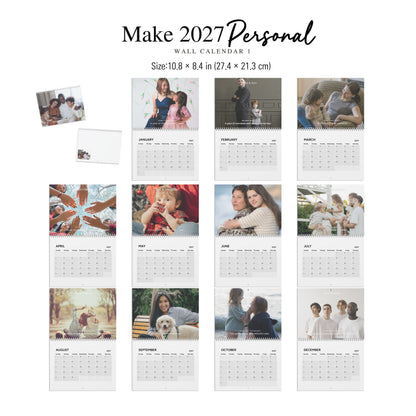 Make 2027 Yours — Personalized Photo Calendar