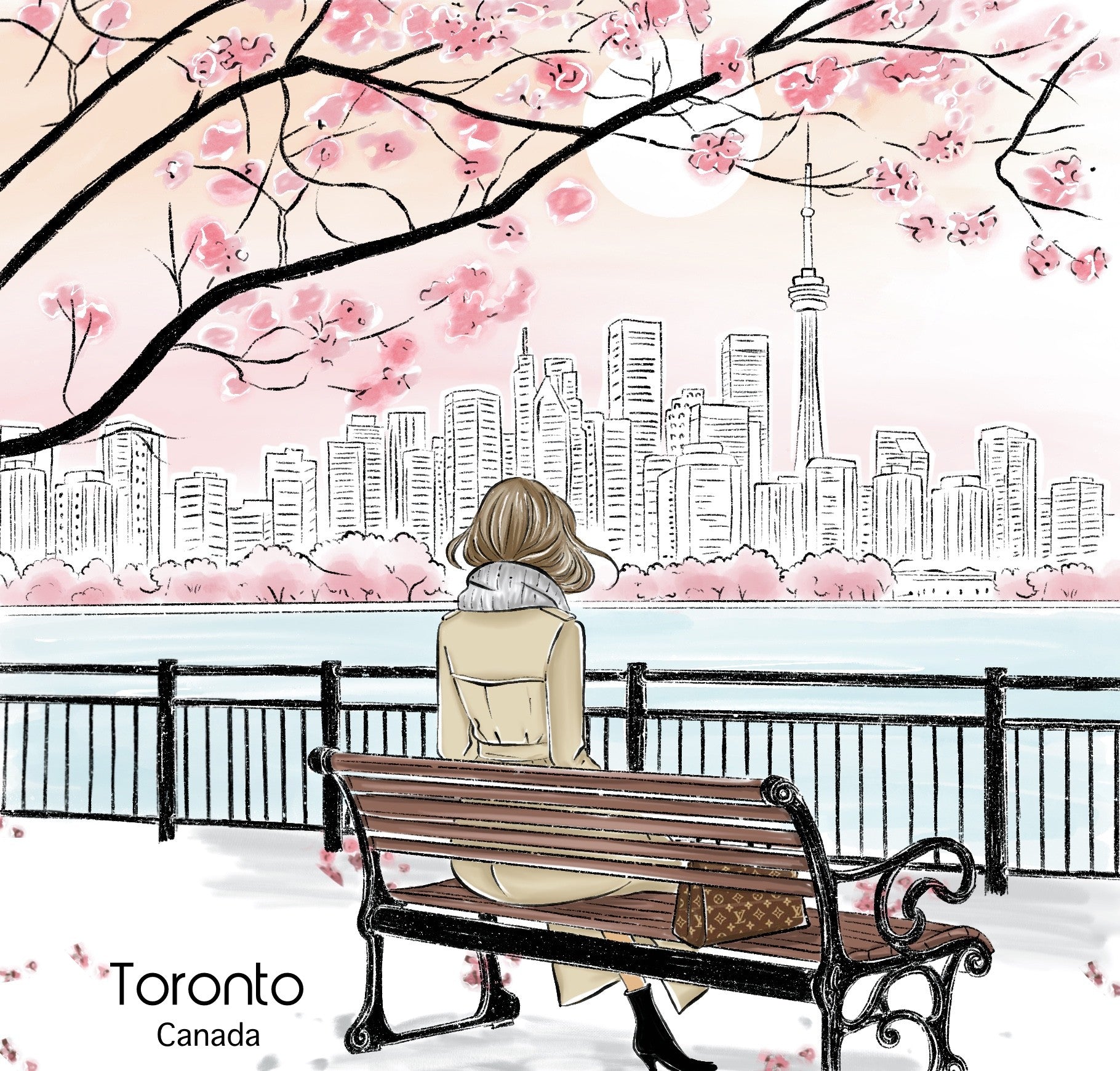 Stillness in Bloom-Wall Art Print