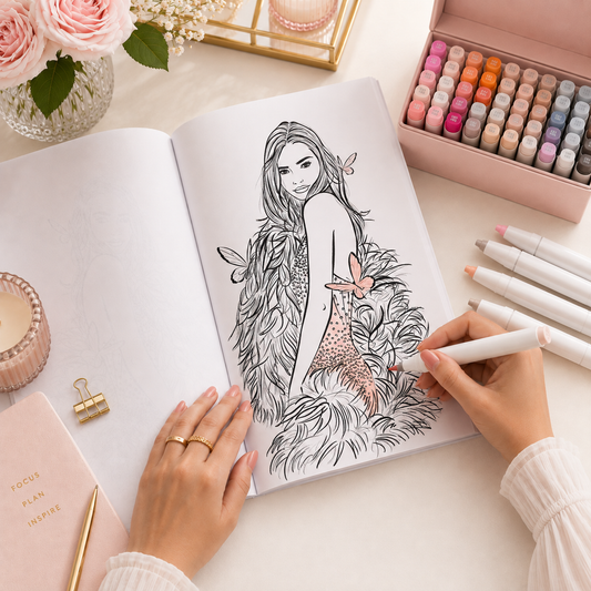 A High Fashion Coloring Book