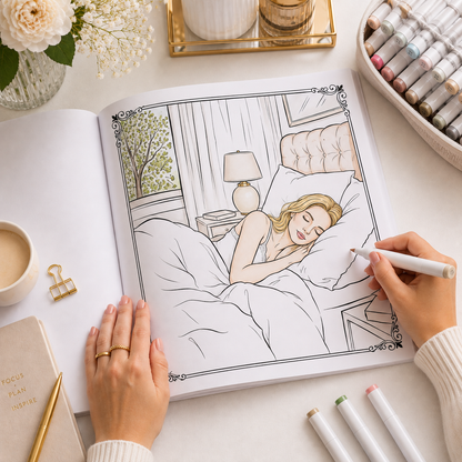 Self-Love Premium Coloring Book for Women – Part 1