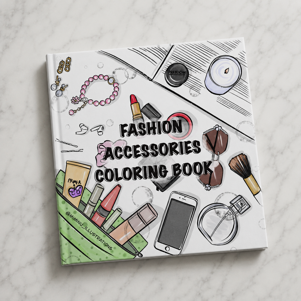 A Fashion Accessories Coloring Book: Relax and Unwind