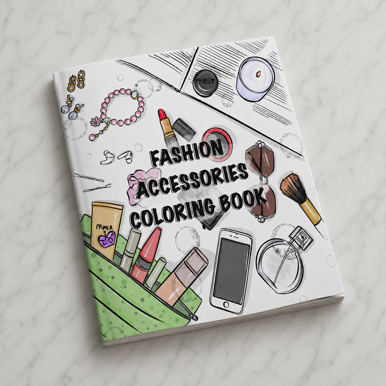 A Fashion Accessories Coloring Book: Relax and Unwind