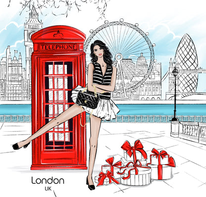 LONDON IN STYLE-ILLUSTRATION-LIMITED EDITION PRINT