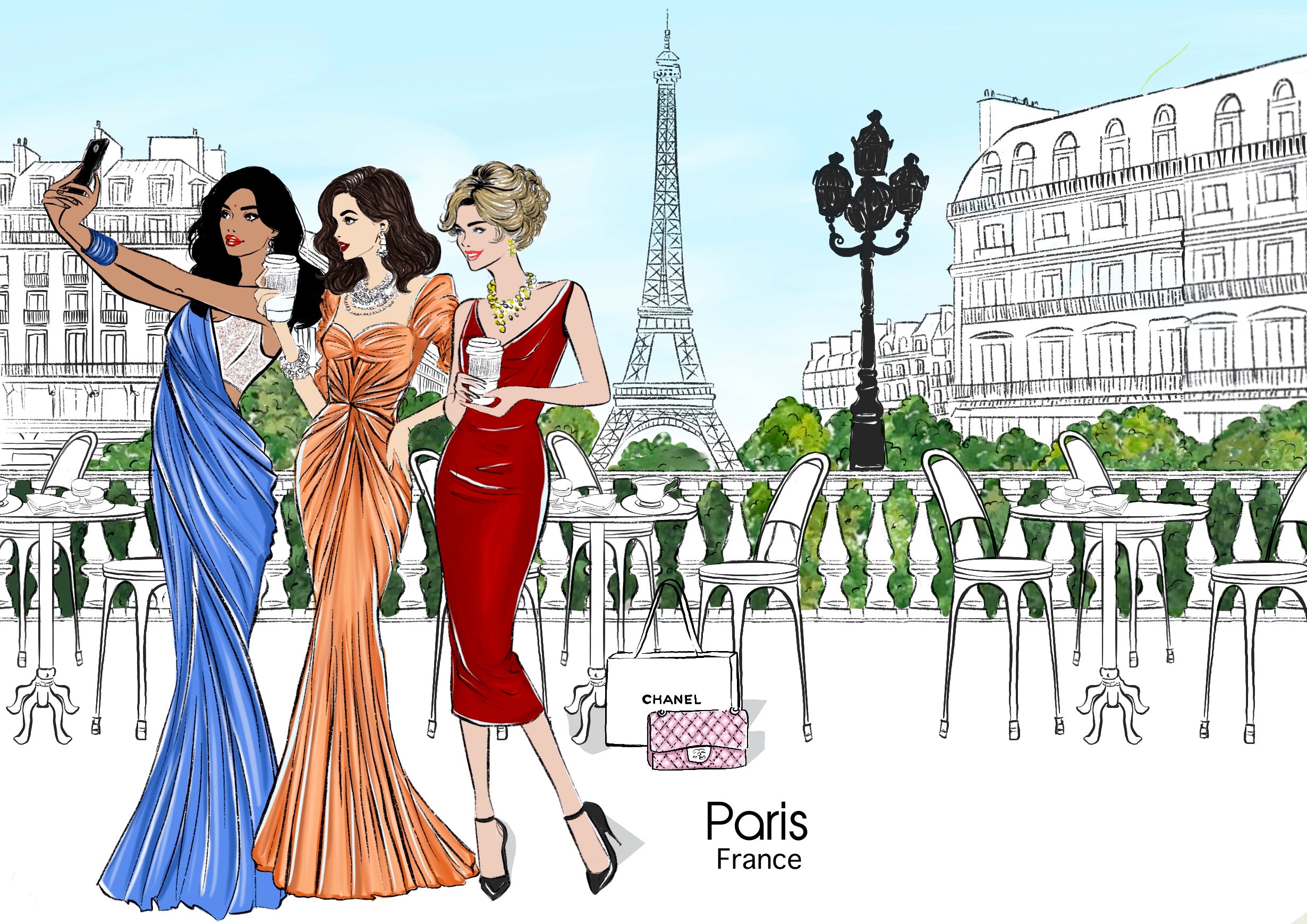 Parisian Allure – Café Society Elegance Art Print