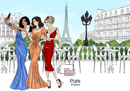 PARISIAN ALLURE-ILLUSTRATION-LIMITED EDITION PRINT