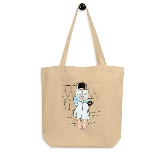 Calm Reading Girl  Eco Tote Bag