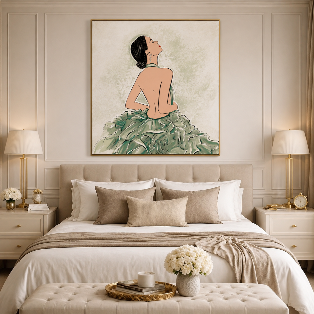Backless Beauty – Luxury Fashion Wall Art Print