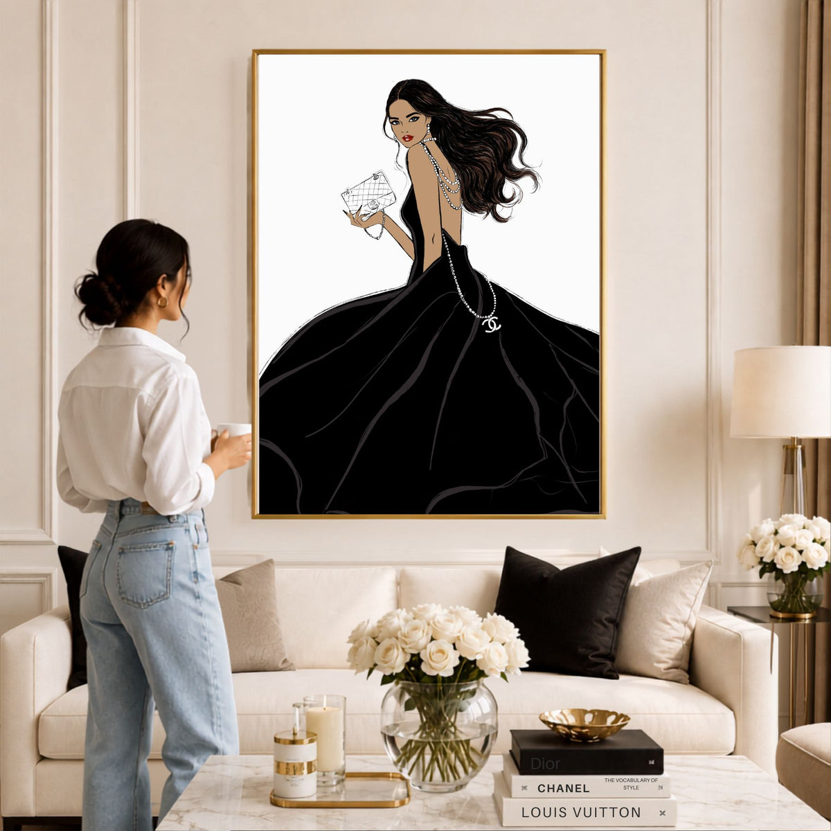 SHE OWNS THE NIGHT-ILLUSTRATION-LIMITED EDITION PRINT