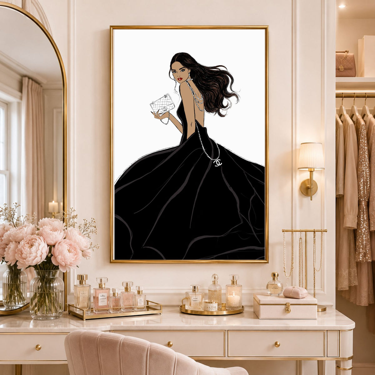 SHE OWNS THE NIGHT-ILLUSTRATION-LIMITED EDITION PRINT
