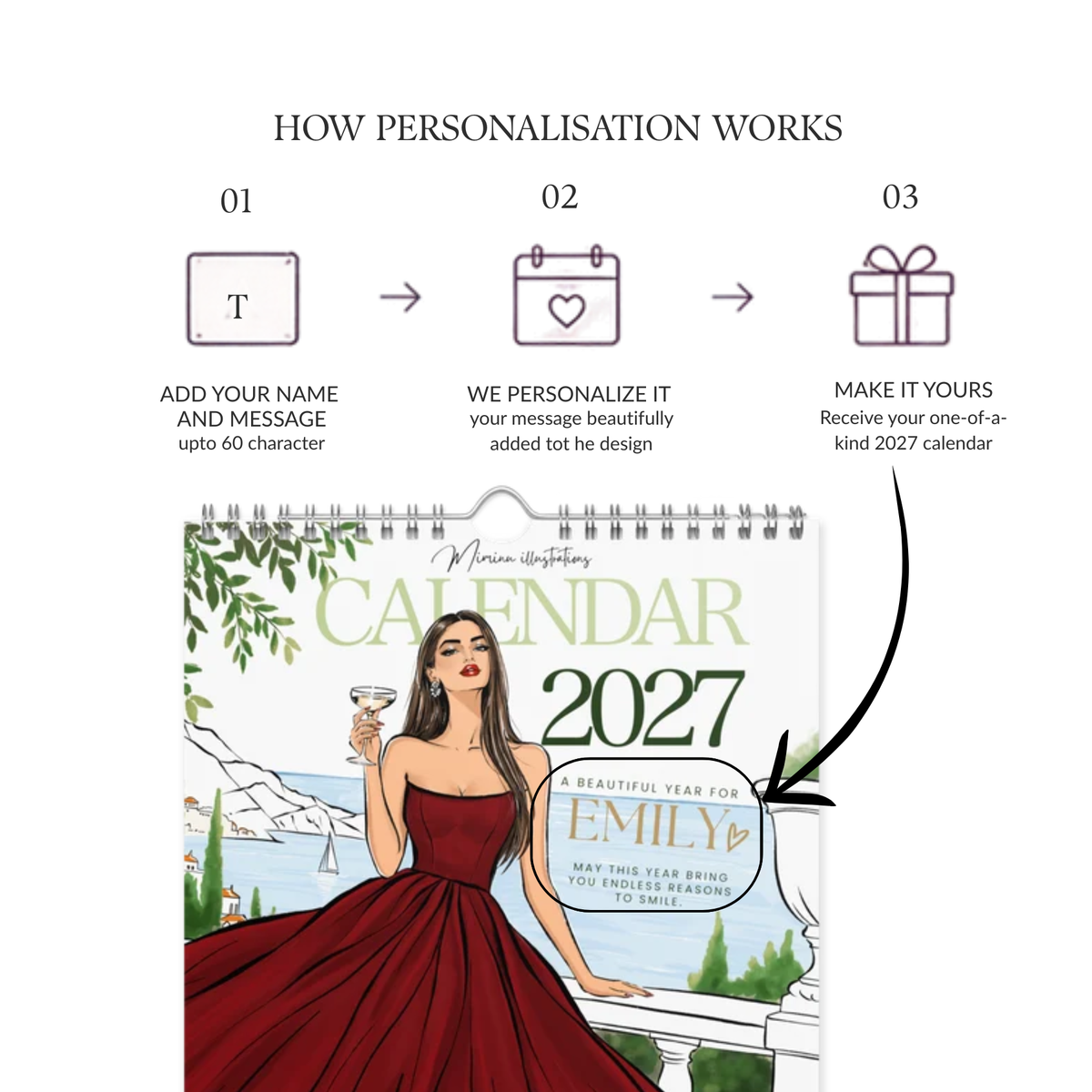 Limited Edition Fashion Wall Calendar 2027