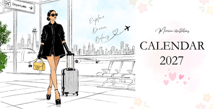 A Year of Fashion & Travel —2027 Limited Edition Desk Calendar