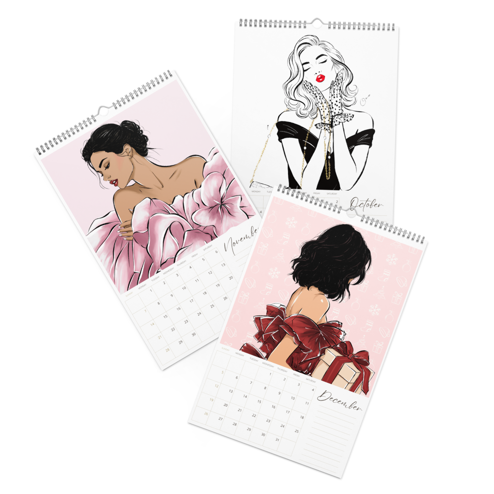 Limited Edition Fashion Wall Calendar 2027