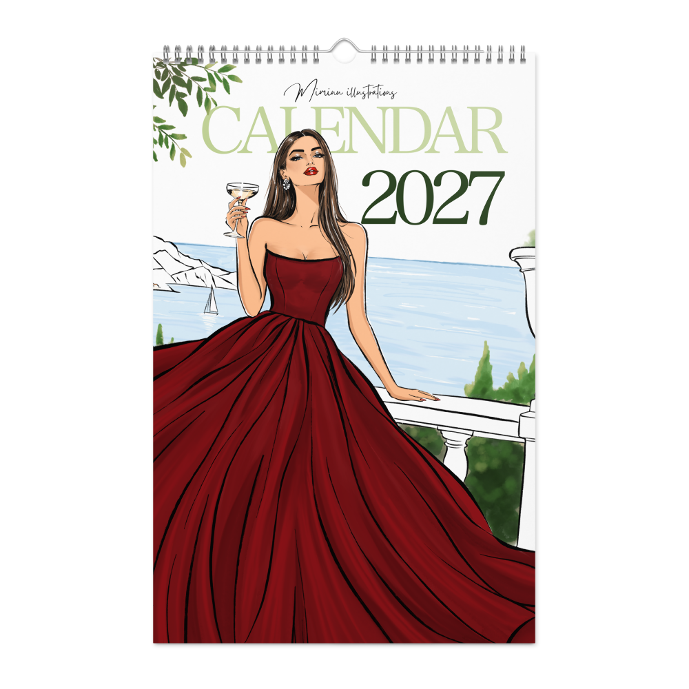 Limited Edition Fashion Wall Calendar 2027
