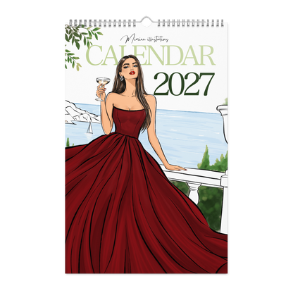 Limited Edition Fashion Wall Calendar 2027