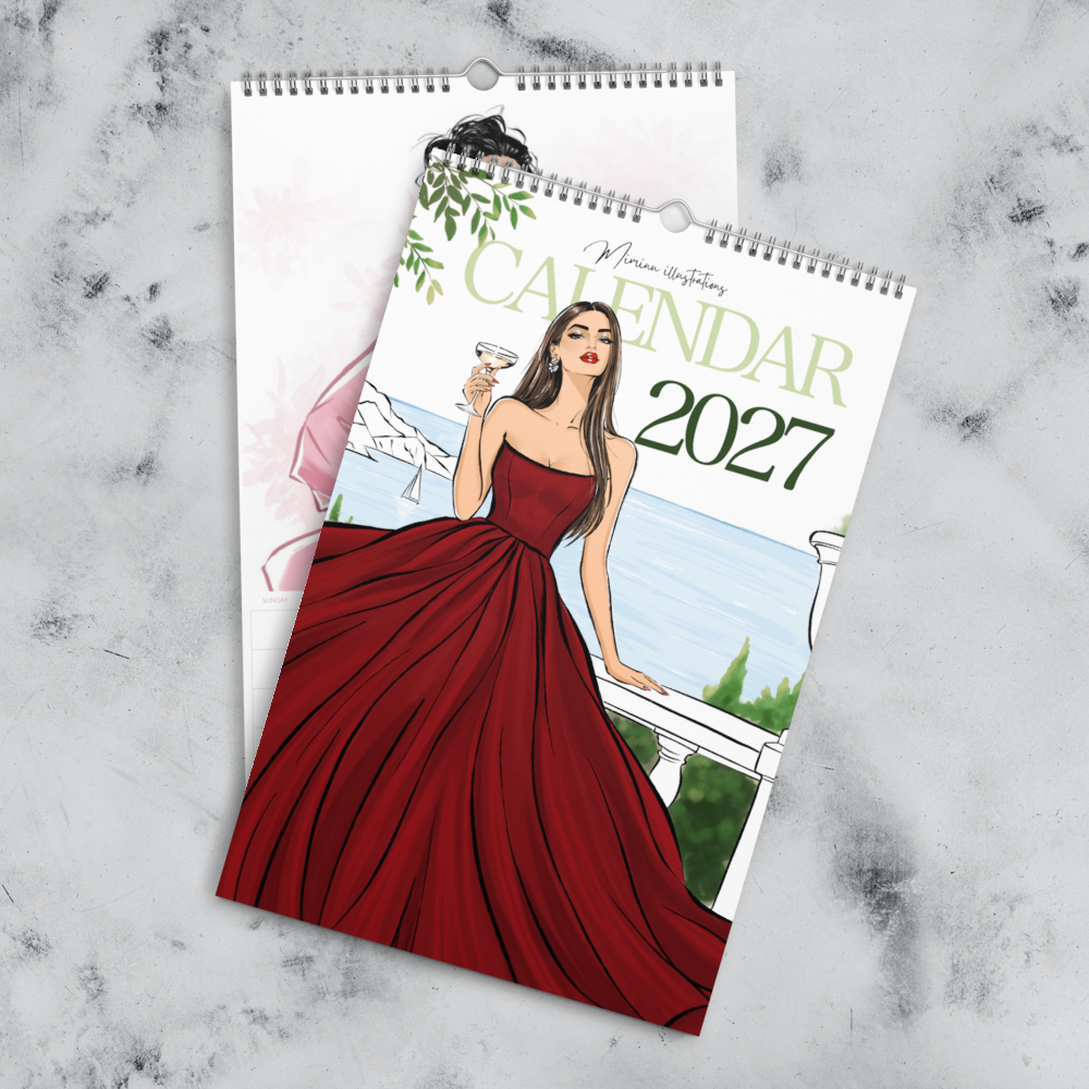 Limited Edition Fashion Wall Calendar 2027
