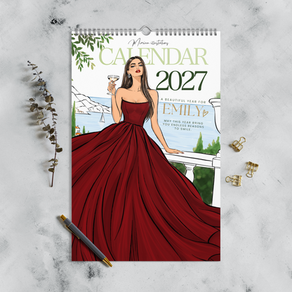 Limited Edition Fashion Wall Calendar 2027