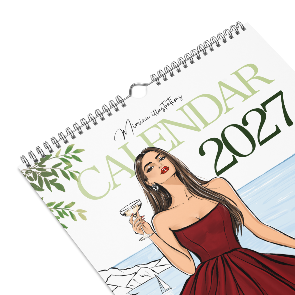 Limited Edition Fashion Wall Calendar 2027