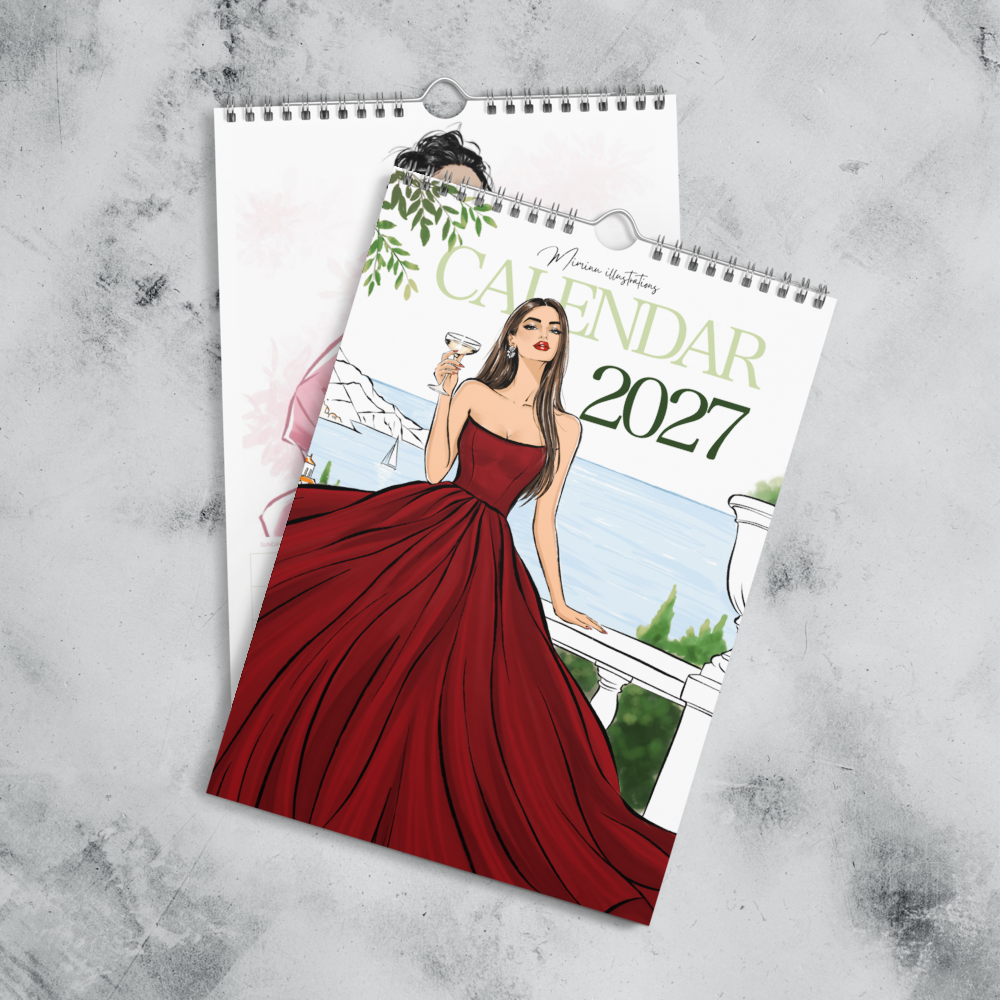 Limited Edition Fashion Wall Calendar 2027