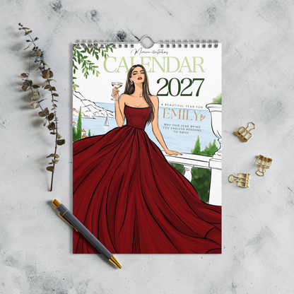 Limited Edition Fashion Wall Calendar 2027